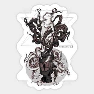 As Above So Below Octo-Ovis Sticker